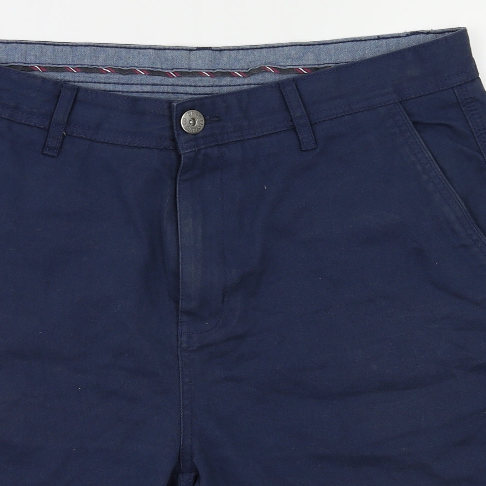 Crew Clothing Mens Blue   Cargo Shorts Size 34
