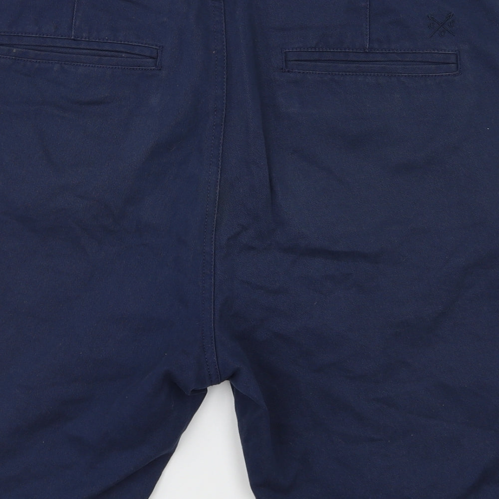 Crew Clothing Mens Blue   Cargo Shorts Size 34
