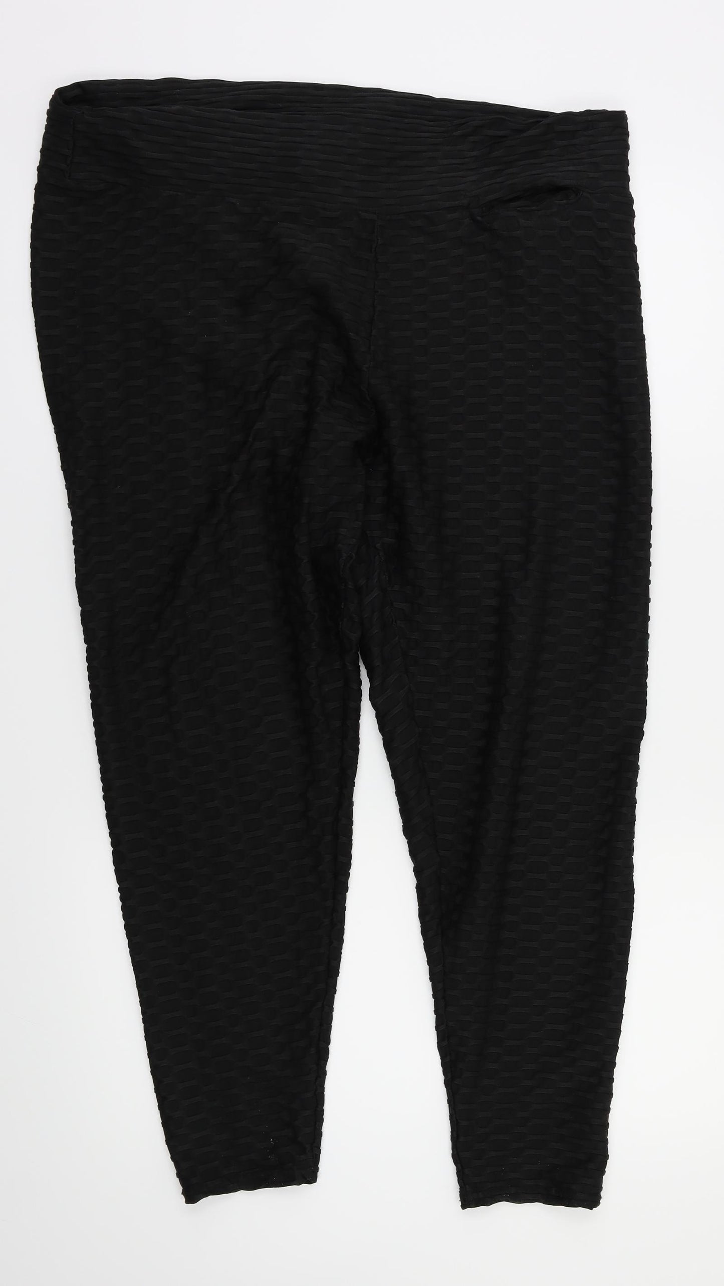 SheIn Womens Black   Capri Leggings  L26 in