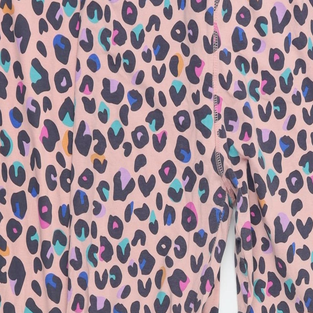 m&s Girls Multicoloured Animal Print  Capri Pyjama Set Size 12-13 Years