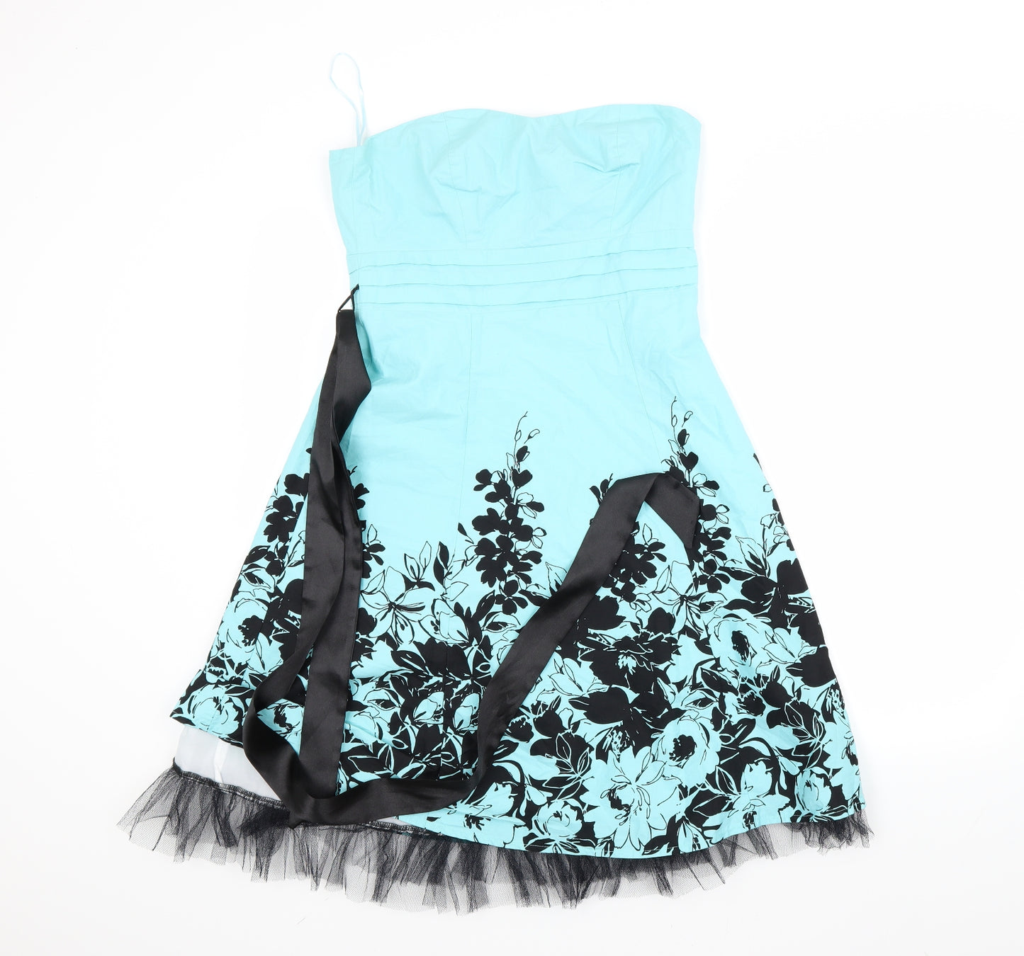 Jane Norman Womens Blue   Fit & Flare  Size 12