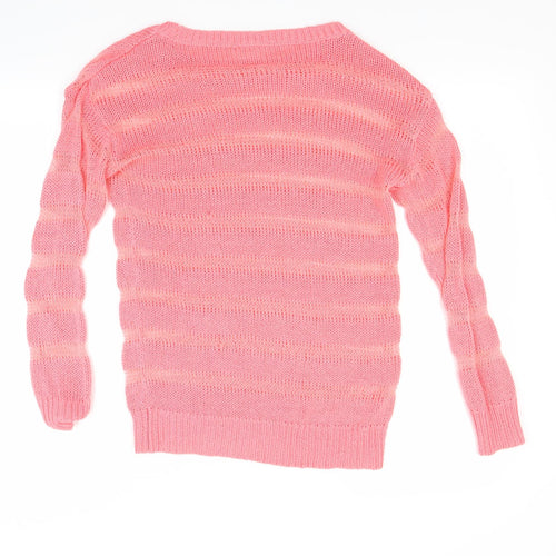 Preworn Womens Pink   Pullover Jumper Size S