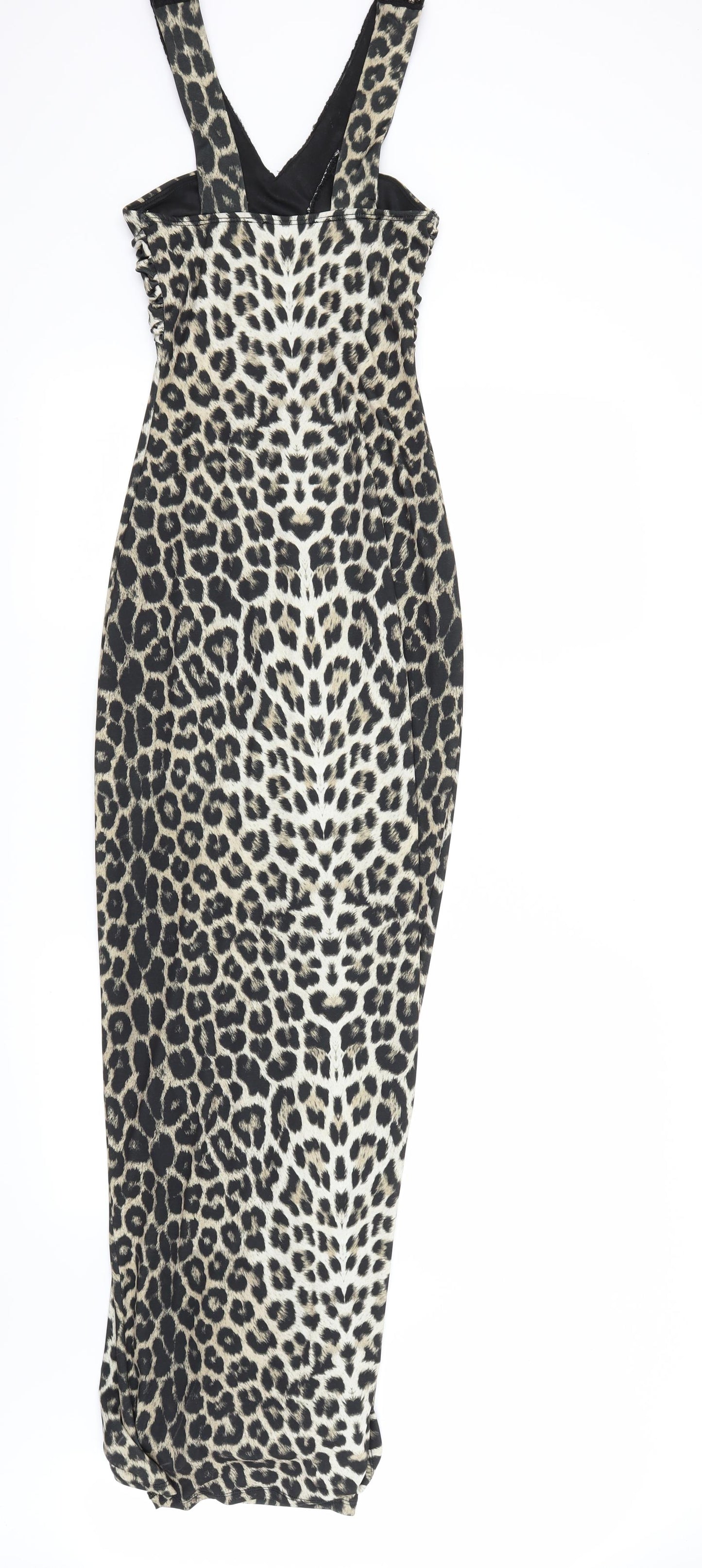 Jane Norman Womens Brown Animal Print  Ball Gown  Size 6
