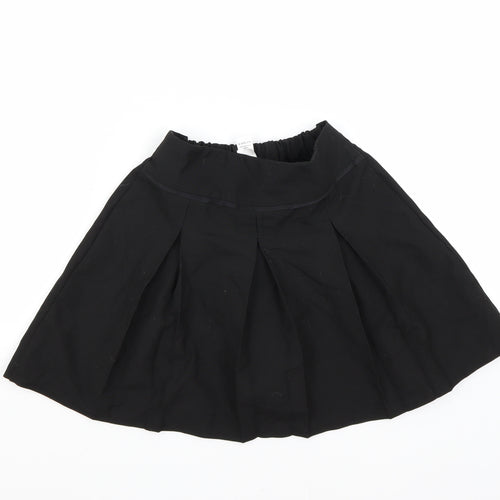 TU Girls Black   Flare Skirt Size 6 Years