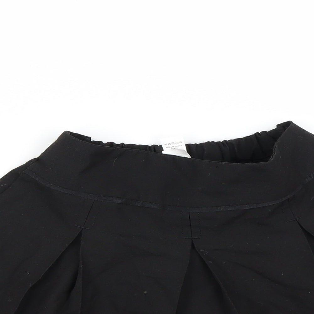 TU Girls Black   Flare Skirt Size 6 Years