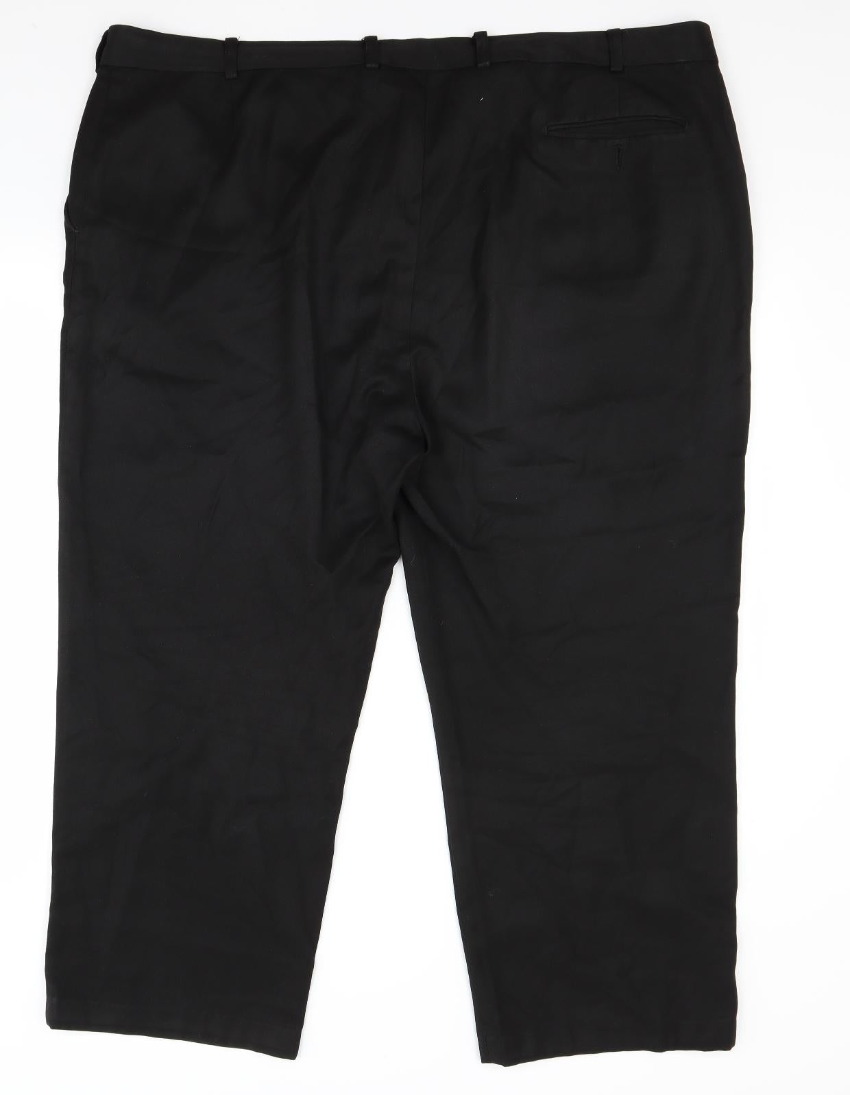 George Mens Black   Trousers  Size 46 L29 in