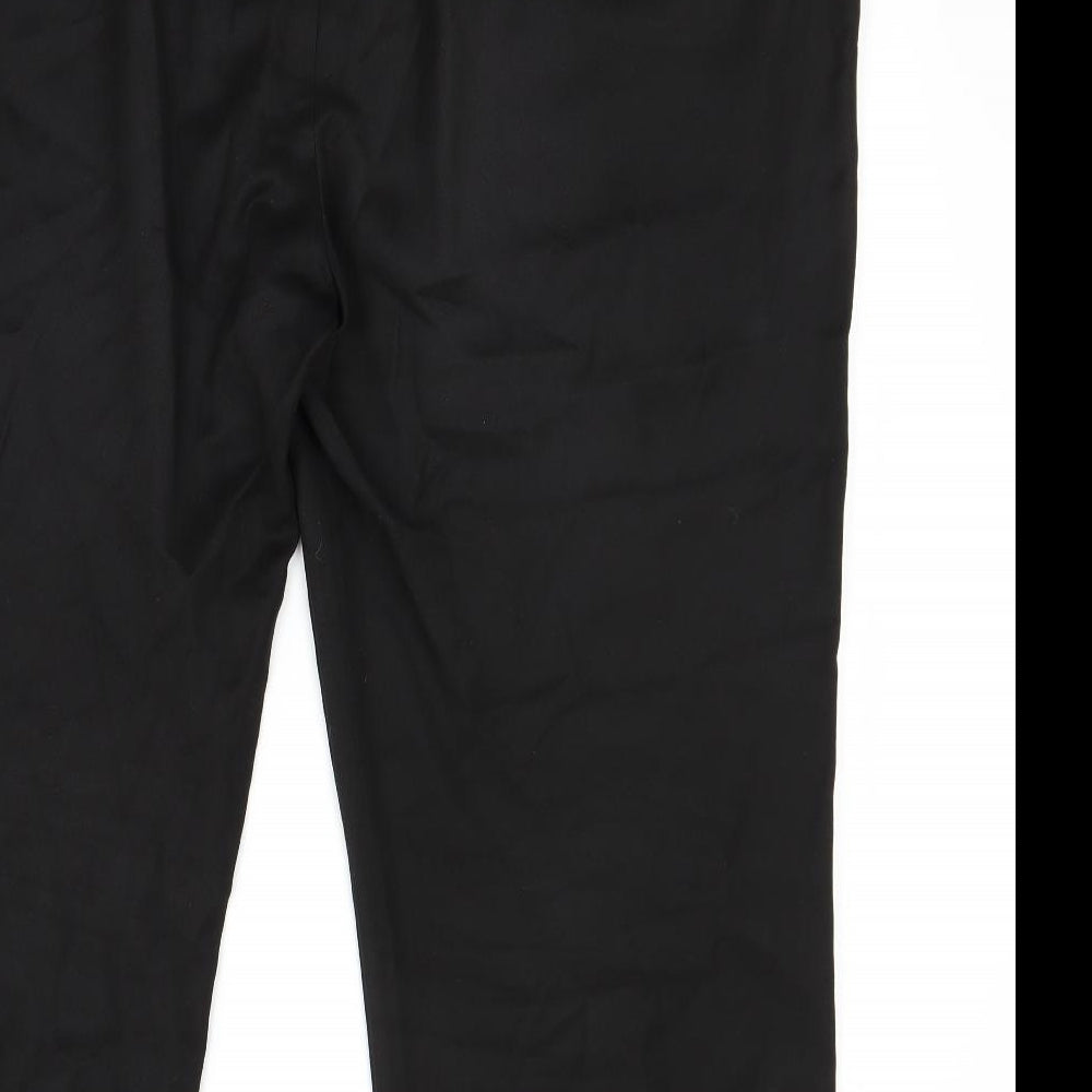 George Mens Black   Trousers  Size 46 L29 in