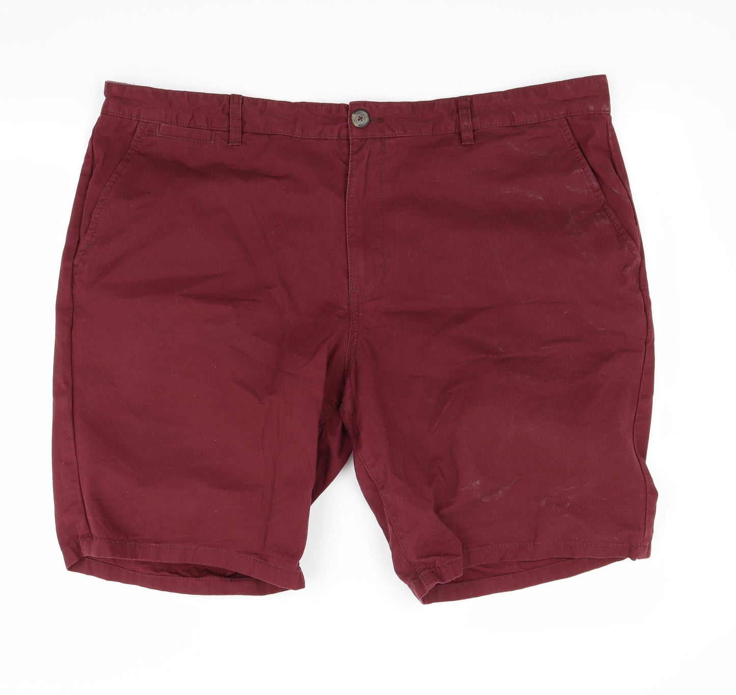 F&F Mens Red   Chino Shorts Size 44