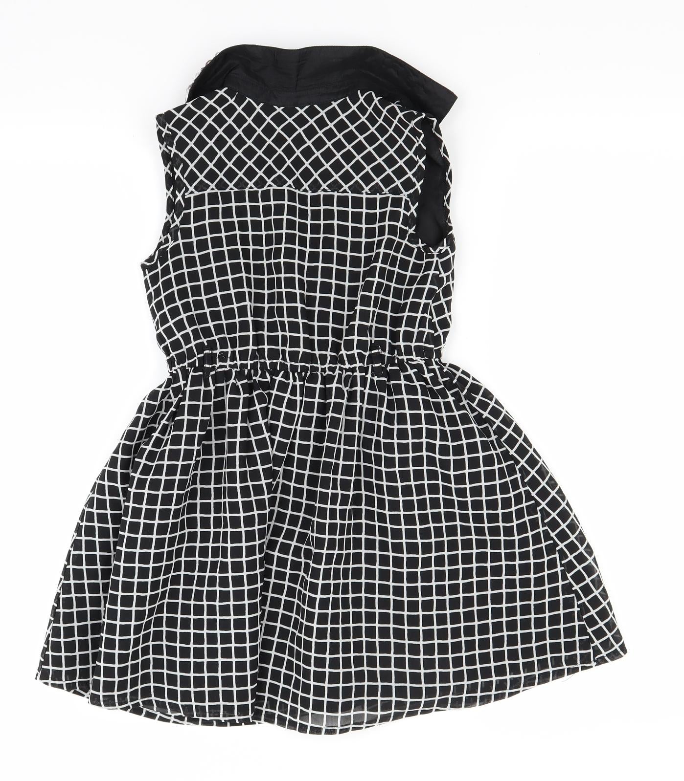George Girls Black   Fit & Flare  Size 6-7 Years