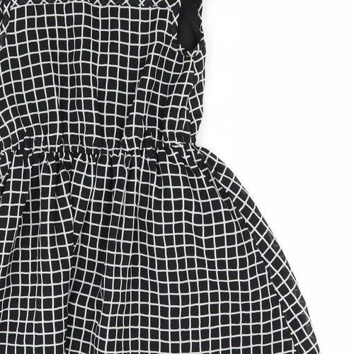 George Girls Black   Fit & Flare  Size 6-7 Years