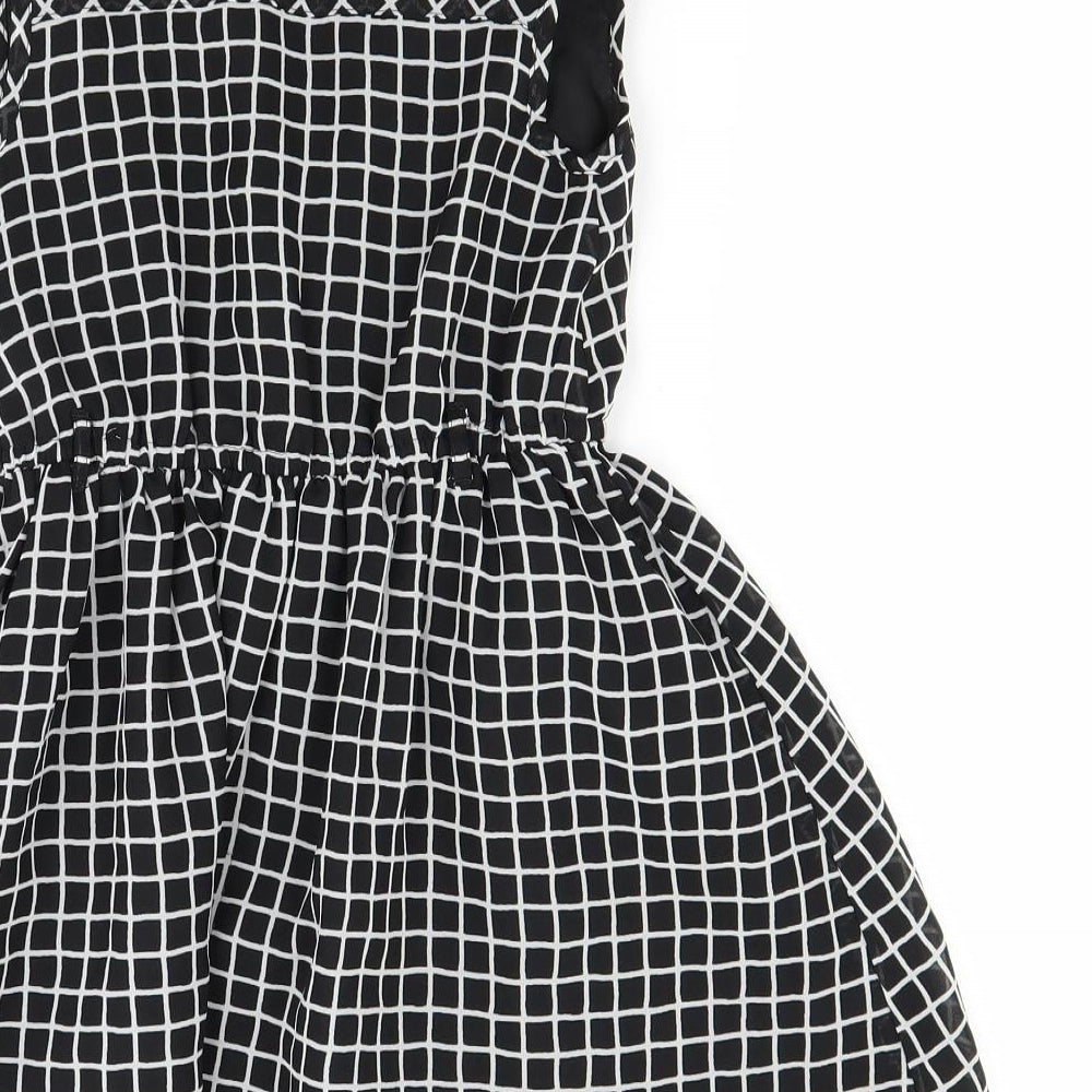 George Girls Black   Fit & Flare  Size 6-7 Years