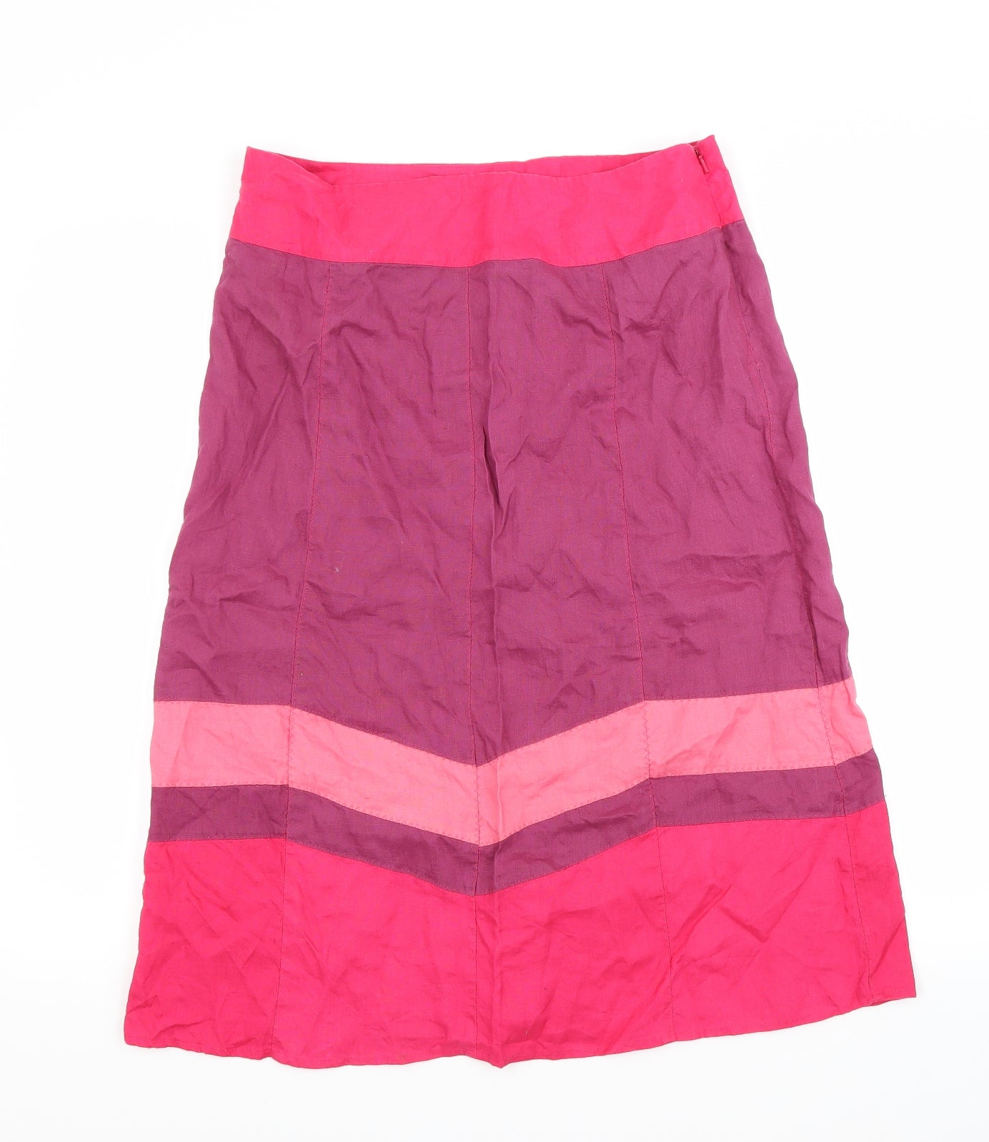 Monsoon Womens Pink   A-Line Skirt Size 12