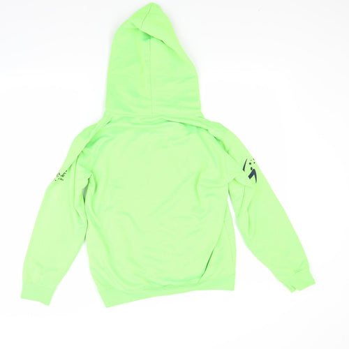 Just hoods Boys Green   Pullover Hoodie Size 12 Years