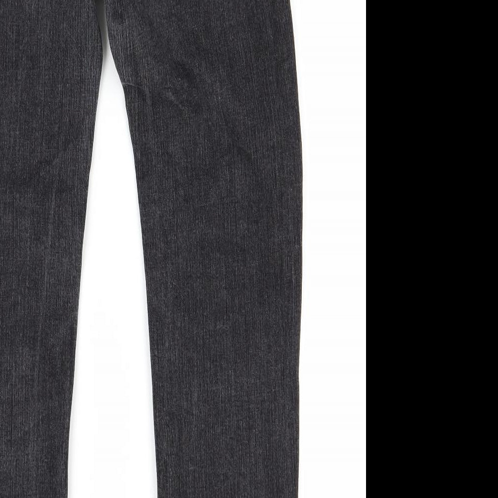 Kurt Muller Womens Black  Denim Straight Jeans Size 10 L28 in