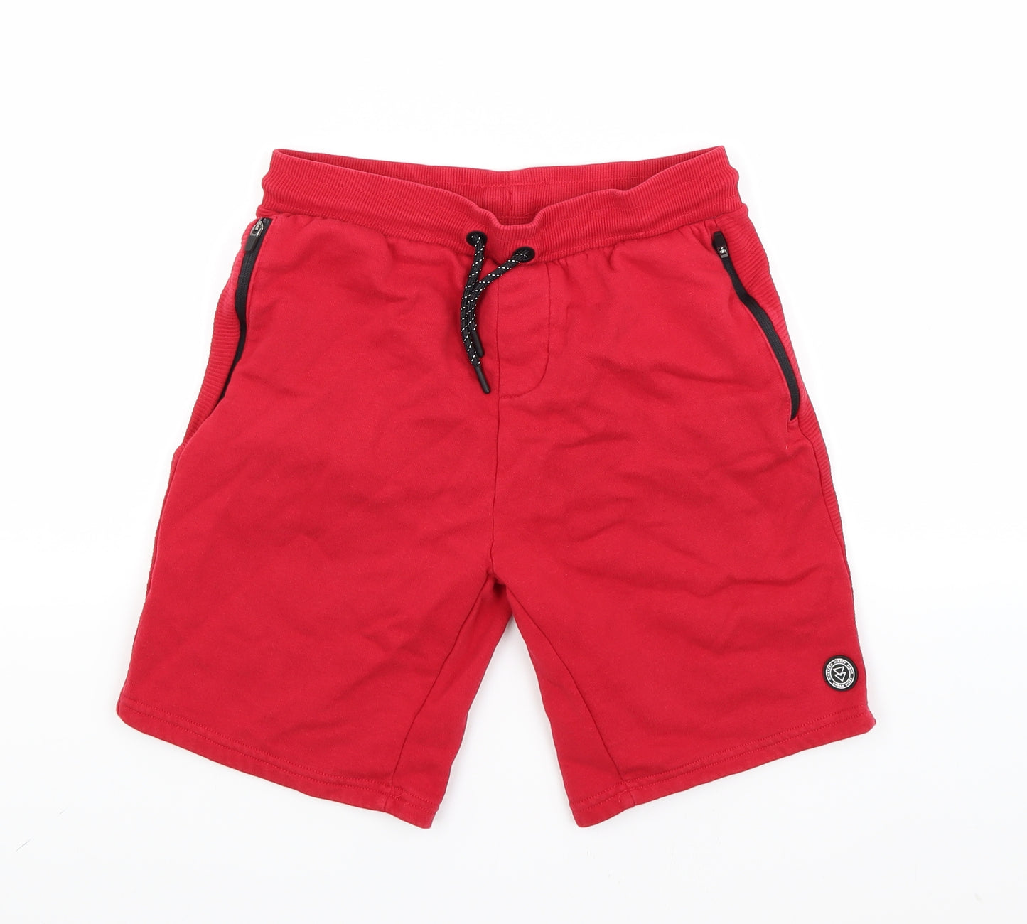 George Boys Red   Sweat Shorts Size 12 Years