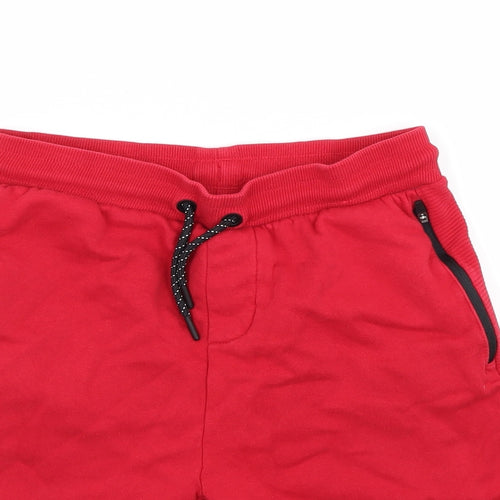 George Boys Red   Sweat Shorts Size 12 Years