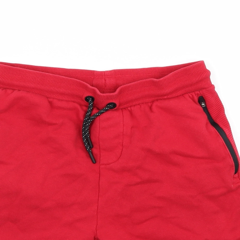 George Boys Red   Sweat Shorts Size 12 Years