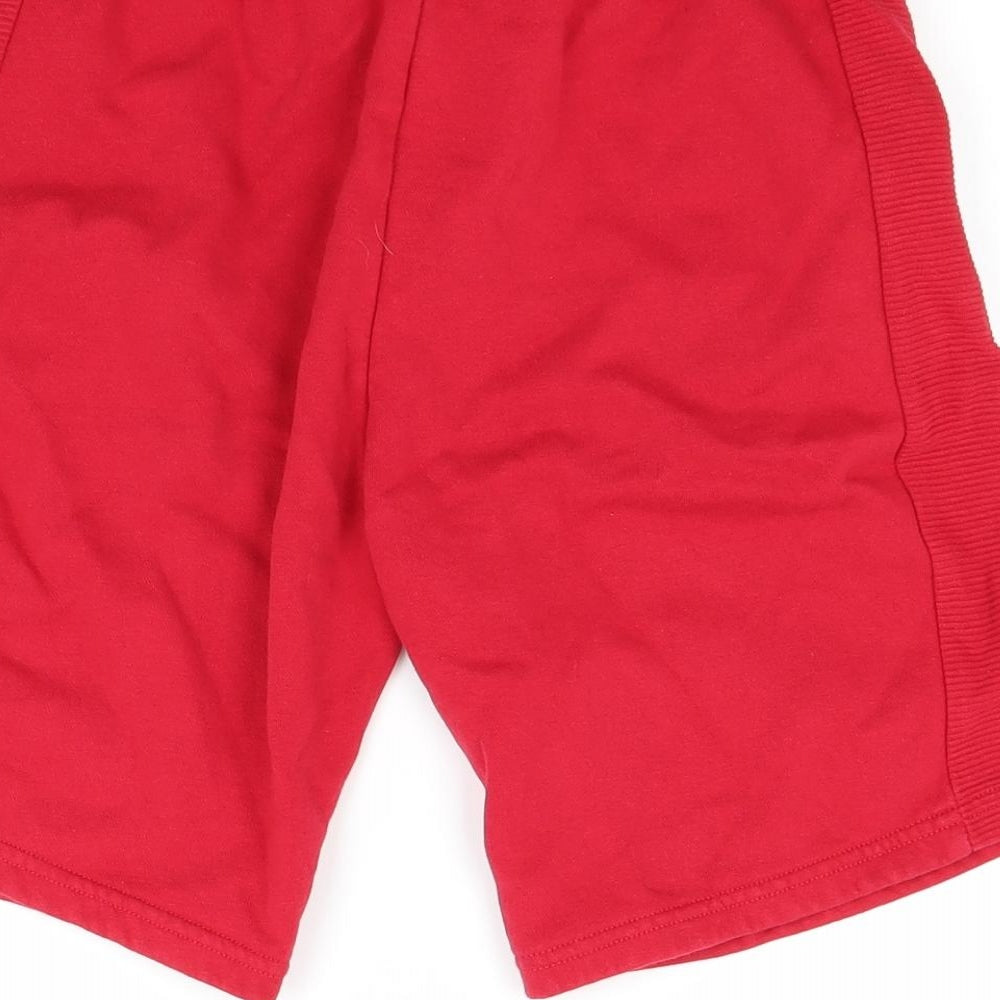 George Boys Red   Sweat Shorts Size 12 Years