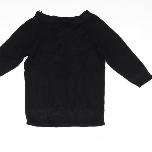 Dunnes Stores Womens Black   Basic Blouse Size L