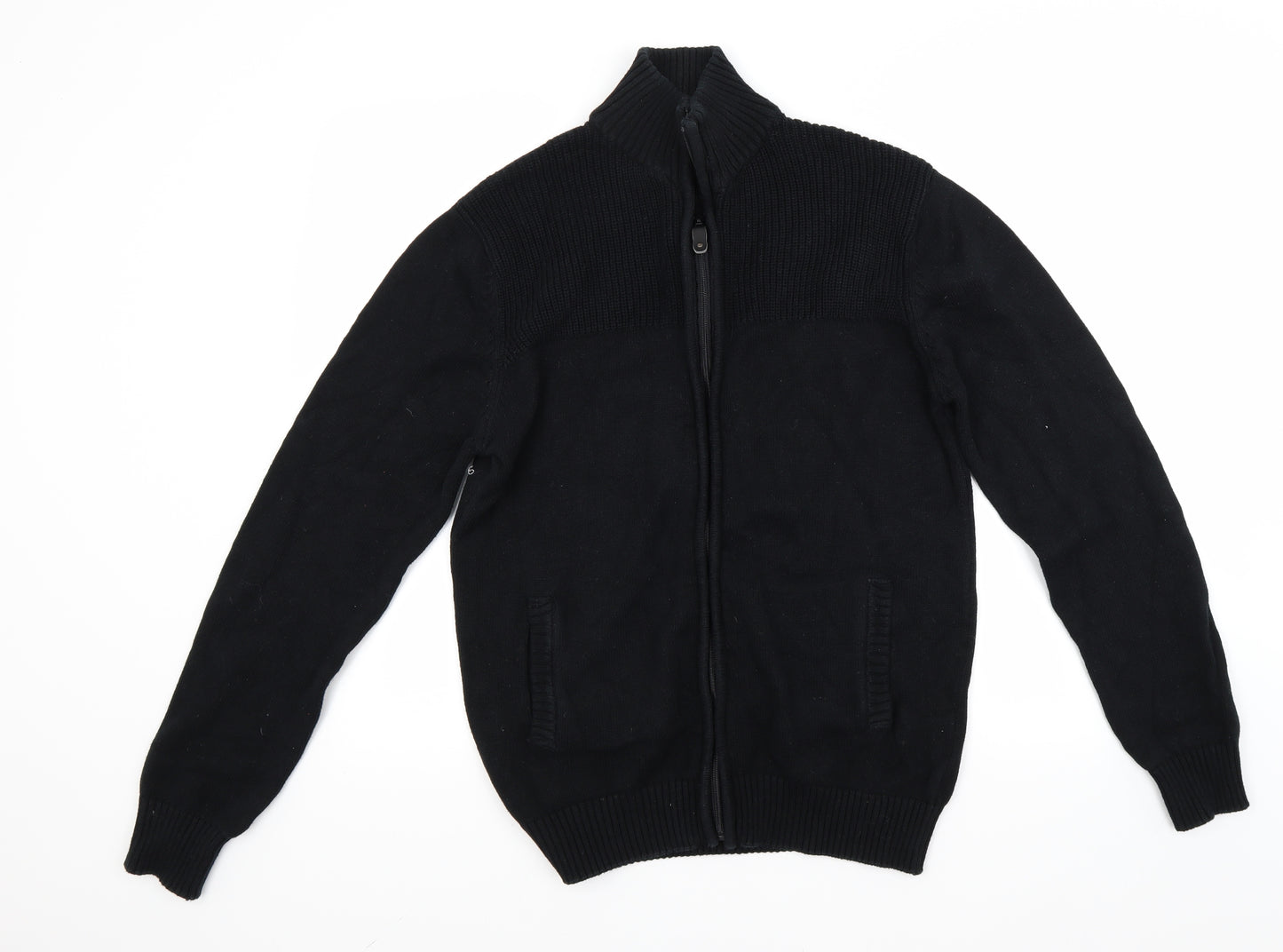 Ceader wood state Mens Black   Cardigan Jumper Size M