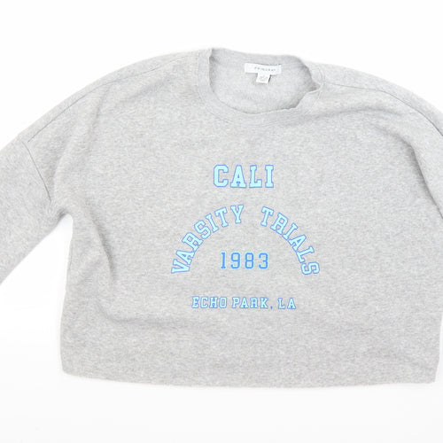 Primark Womens Grey   Pullover Sweatshirt Size S