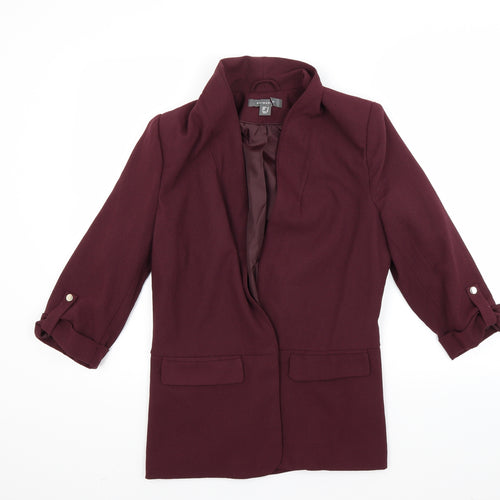 Primark Womens Red   Gilet Coat Size 8