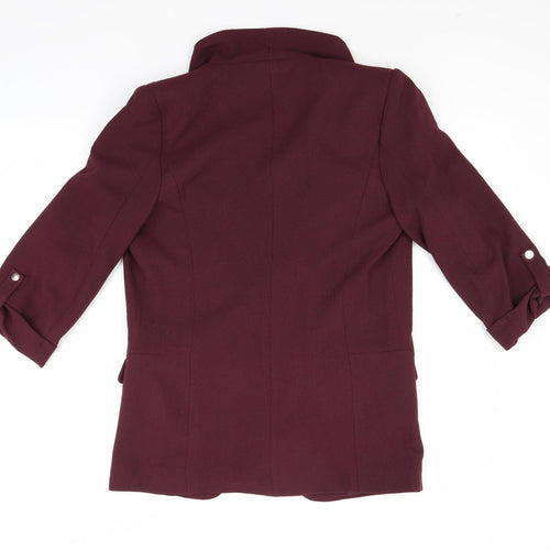 Primark Womens Red   Gilet Coat Size 8