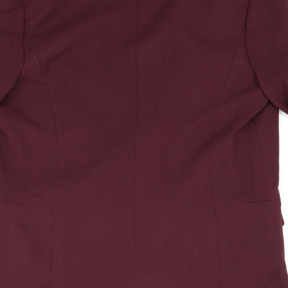 Primark Womens Red   Gilet Coat Size 8