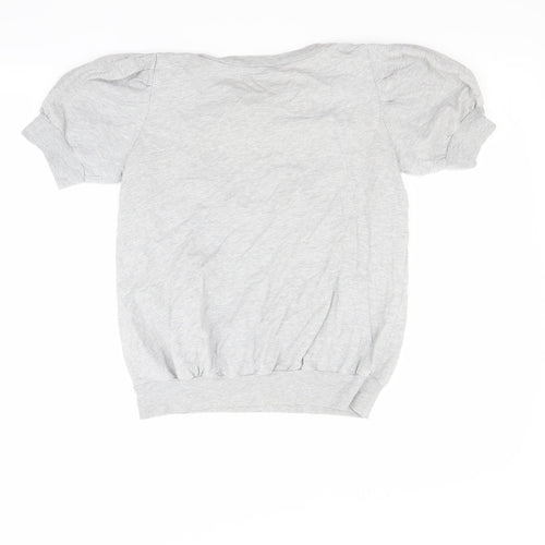 River Island Womens Grey   Basic T-Shirt Size 10