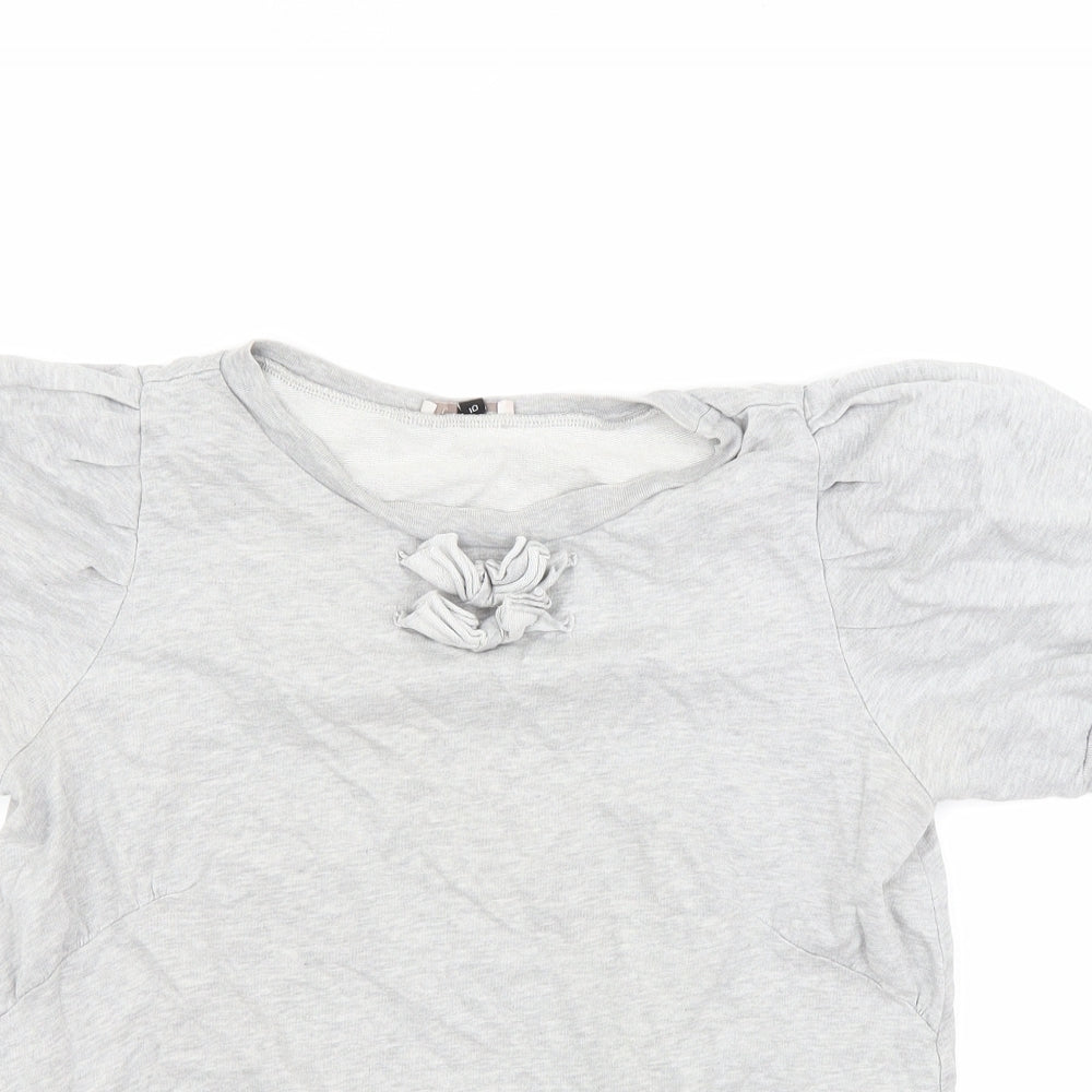 River Island Womens Grey   Basic T-Shirt Size 10