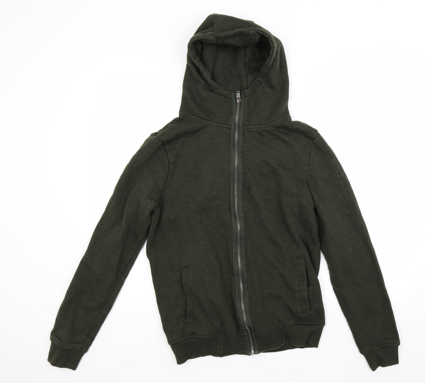 Primark Mens Green   Full Zip Hoodie Size M