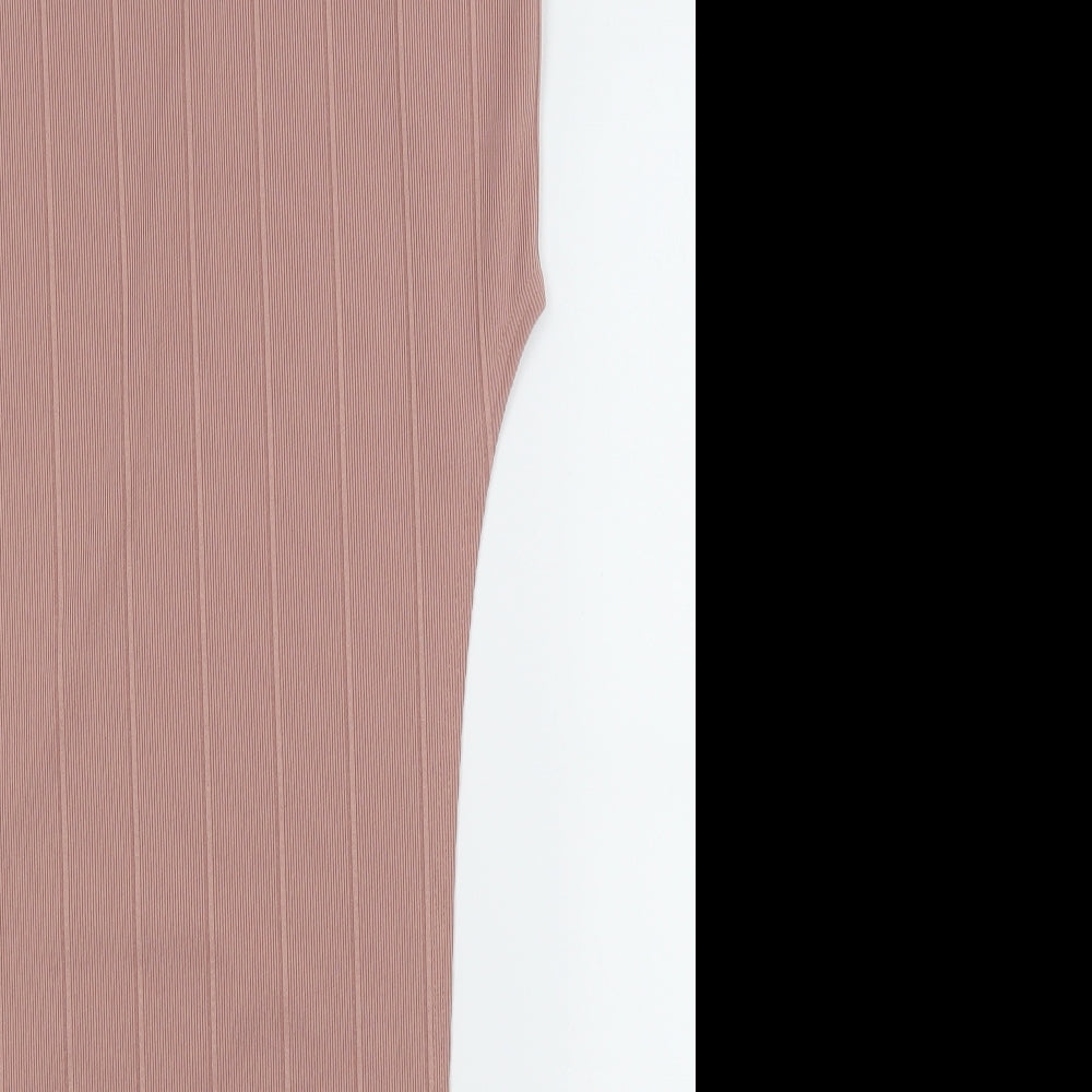 New Look Womens Brown   Bandage Skirt Size 10