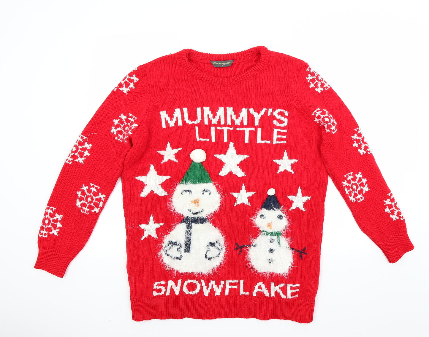 Blooming Marvellous Mens Red   Pullover Jumper Size M  - Christmas  Jumper