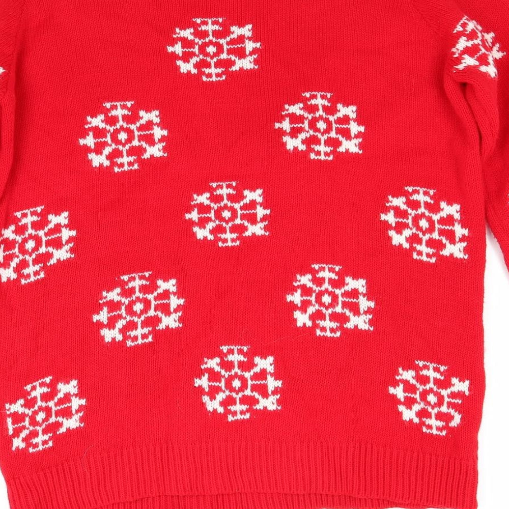 Blooming Marvellous Mens Red   Pullover Jumper Size M  - Christmas  Jumper