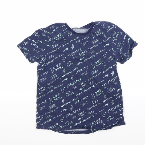 George Boys Blue   Basic T-Shirt Size 13 Years