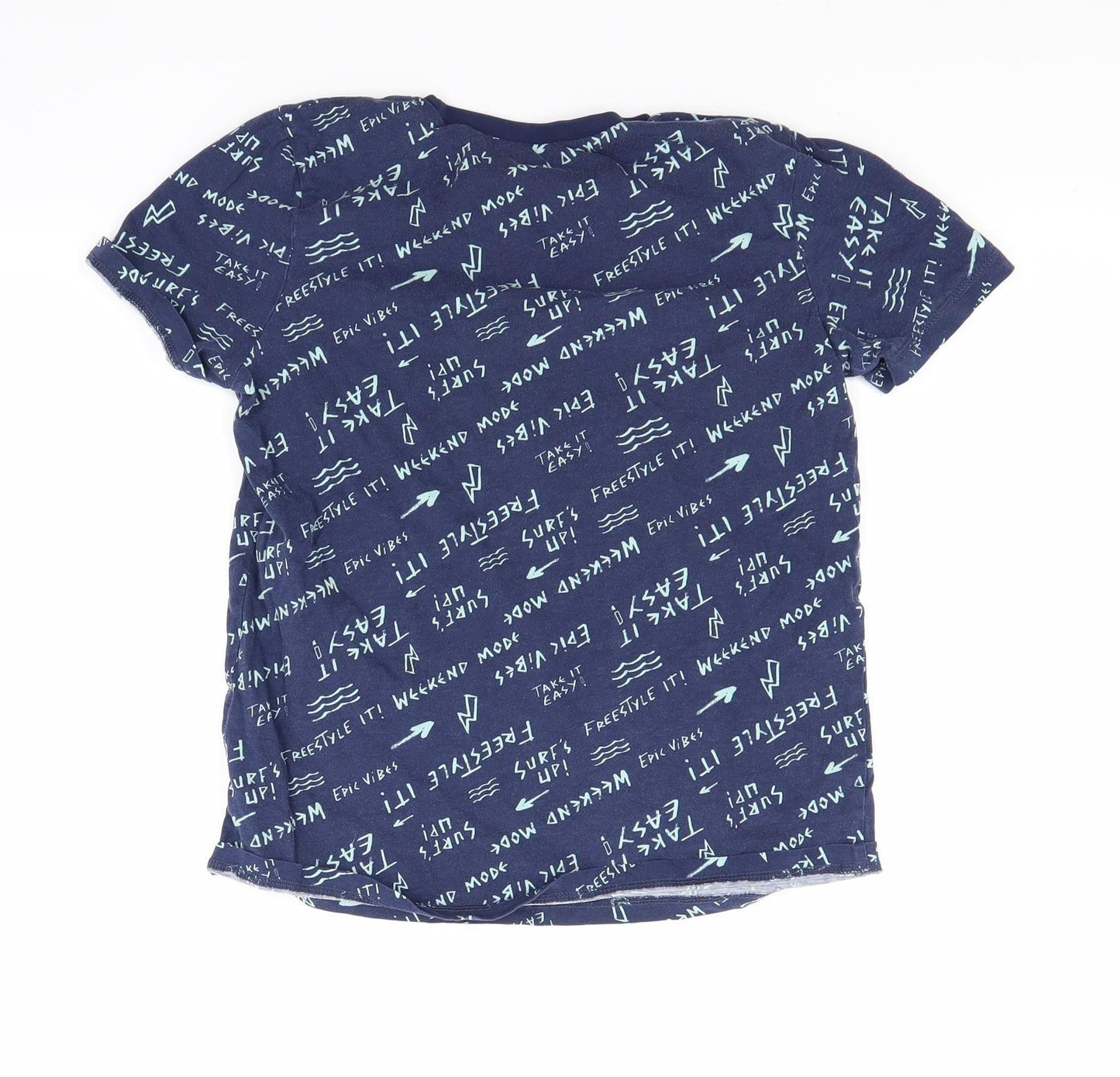 George Boys Blue   Basic T-Shirt Size 13 Years
