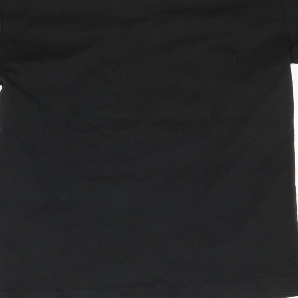 Larkwood Boys Black   Basic T-Shirt Size 2-3 Years