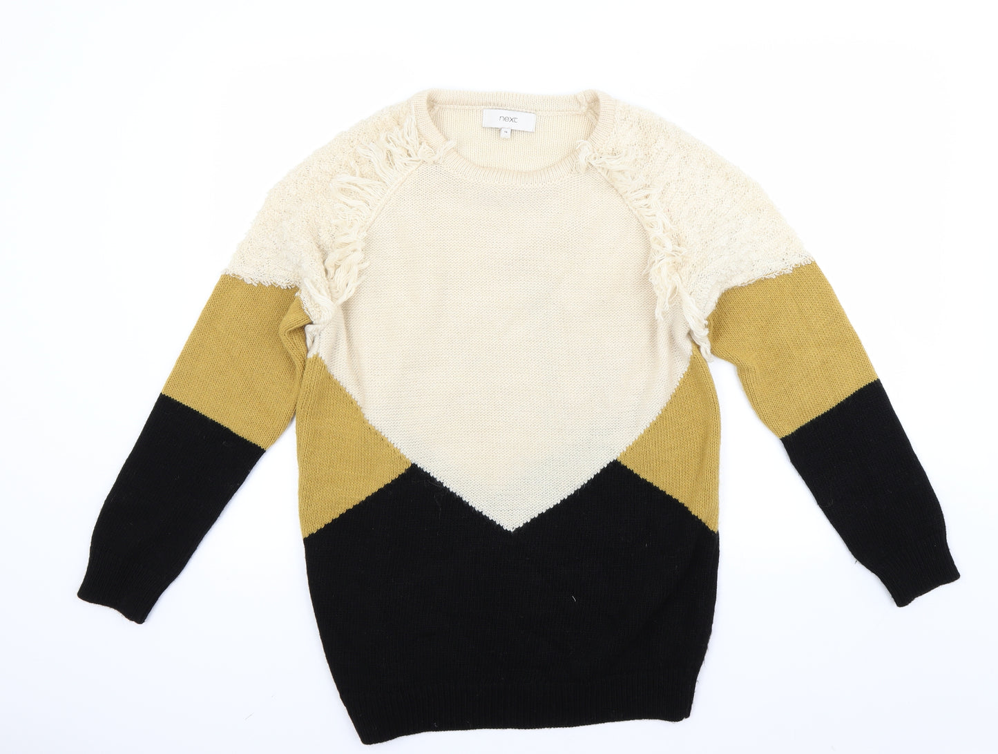 NEXT Womens Beige   Pullover Jumper Size 14