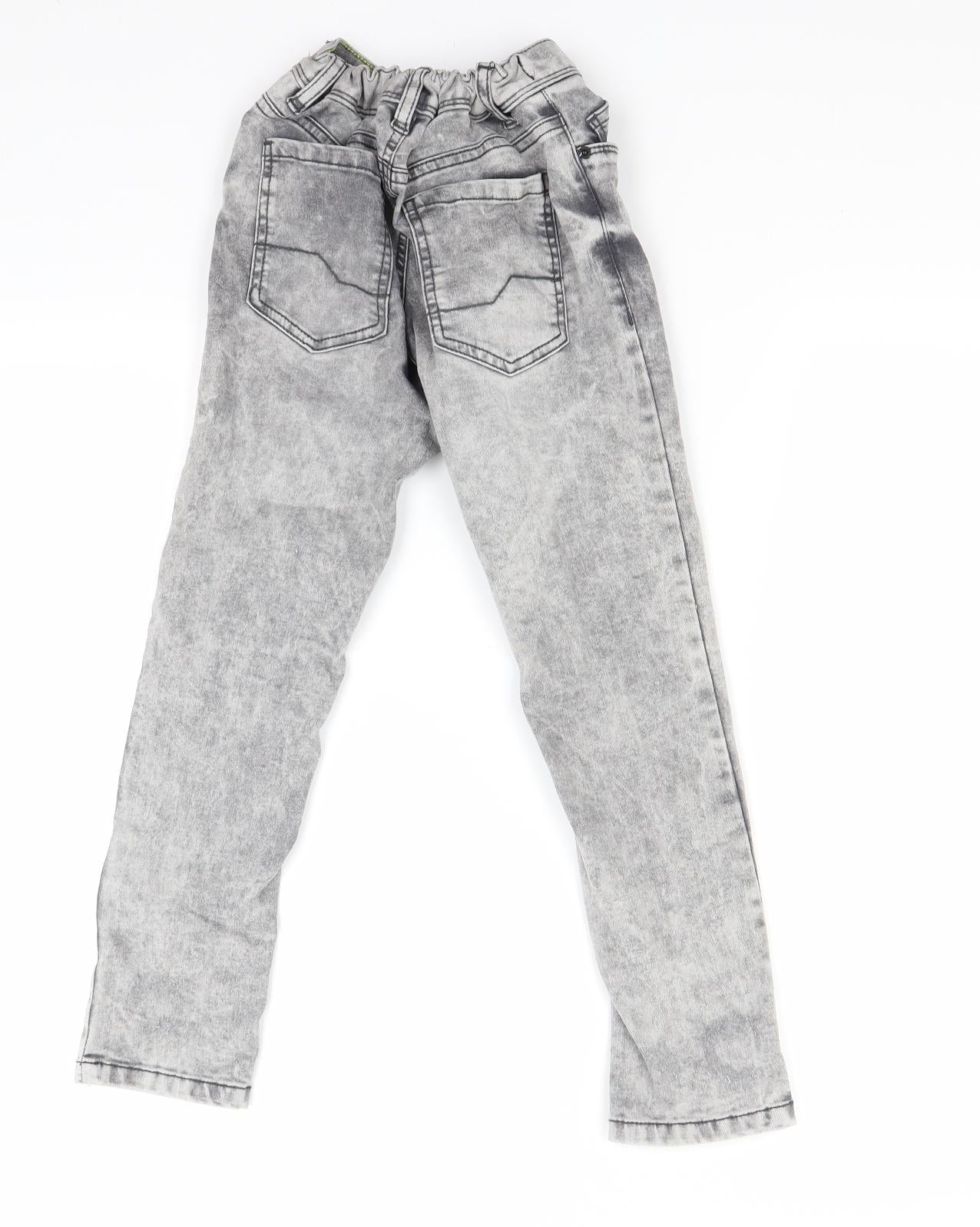 Very Boys Grey  Denim Skinny Jeans Size 8 Years