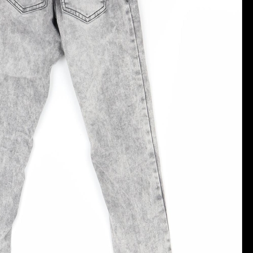 Very Boys Grey  Denim Skinny Jeans Size 8 Years