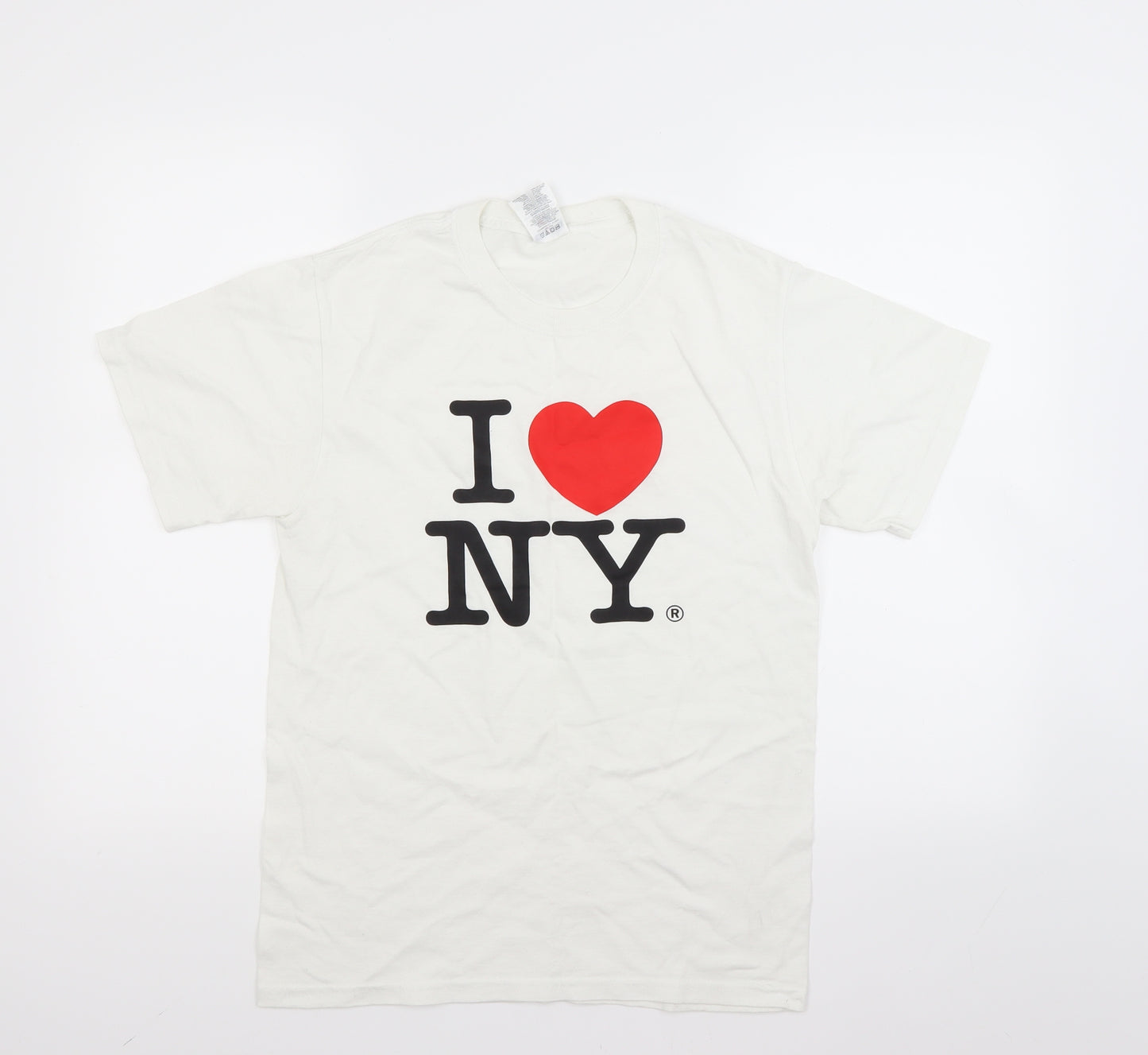 Preworn Mens White    T-Shirt Size S