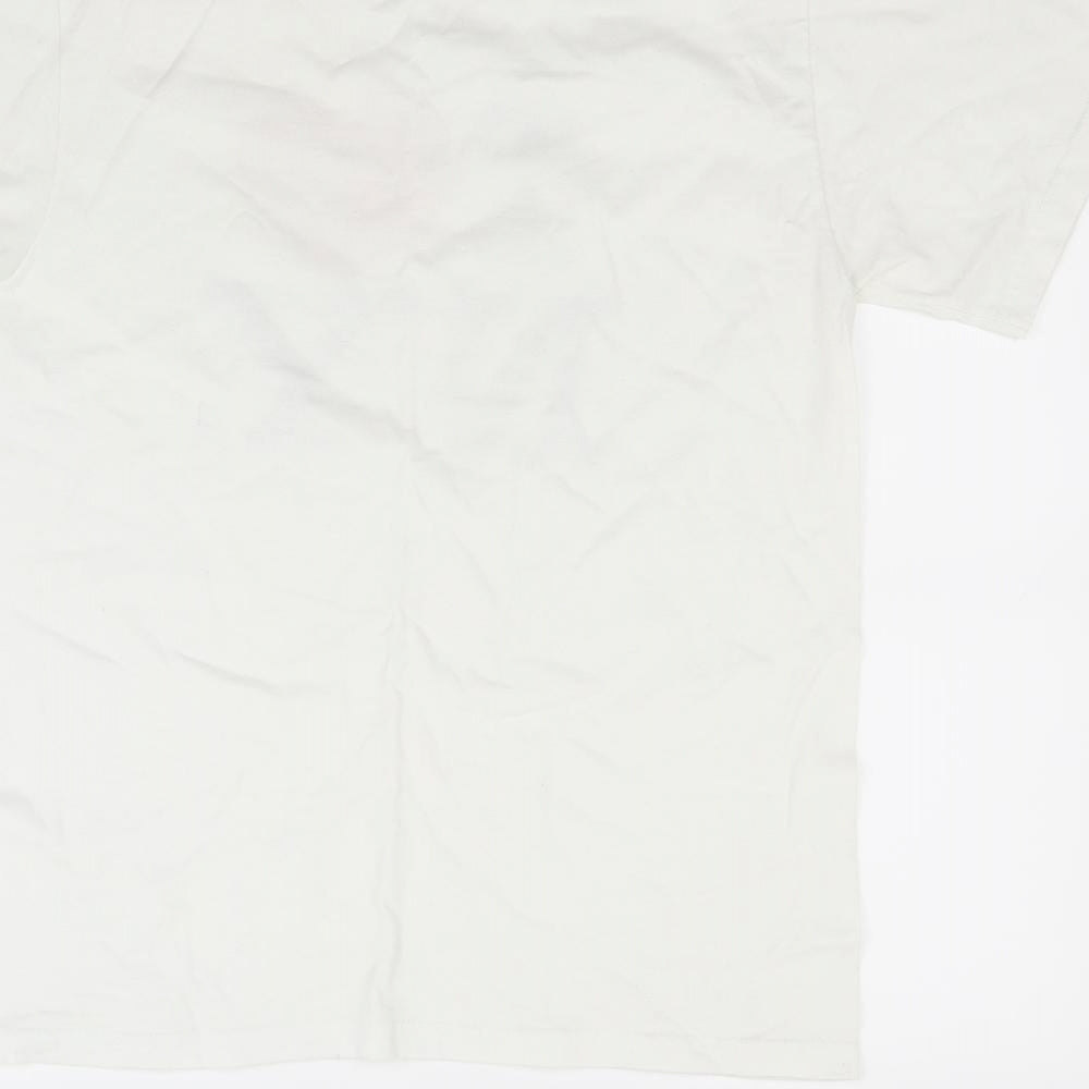 Preworn Mens White    T-Shirt Size S