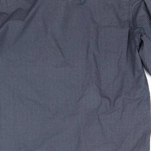 Jacob Harris Mens Blue    Button-Up Size M