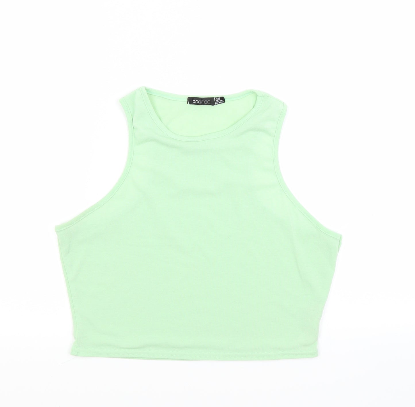 Boohoo Womens Green   Basic Tank Size 14