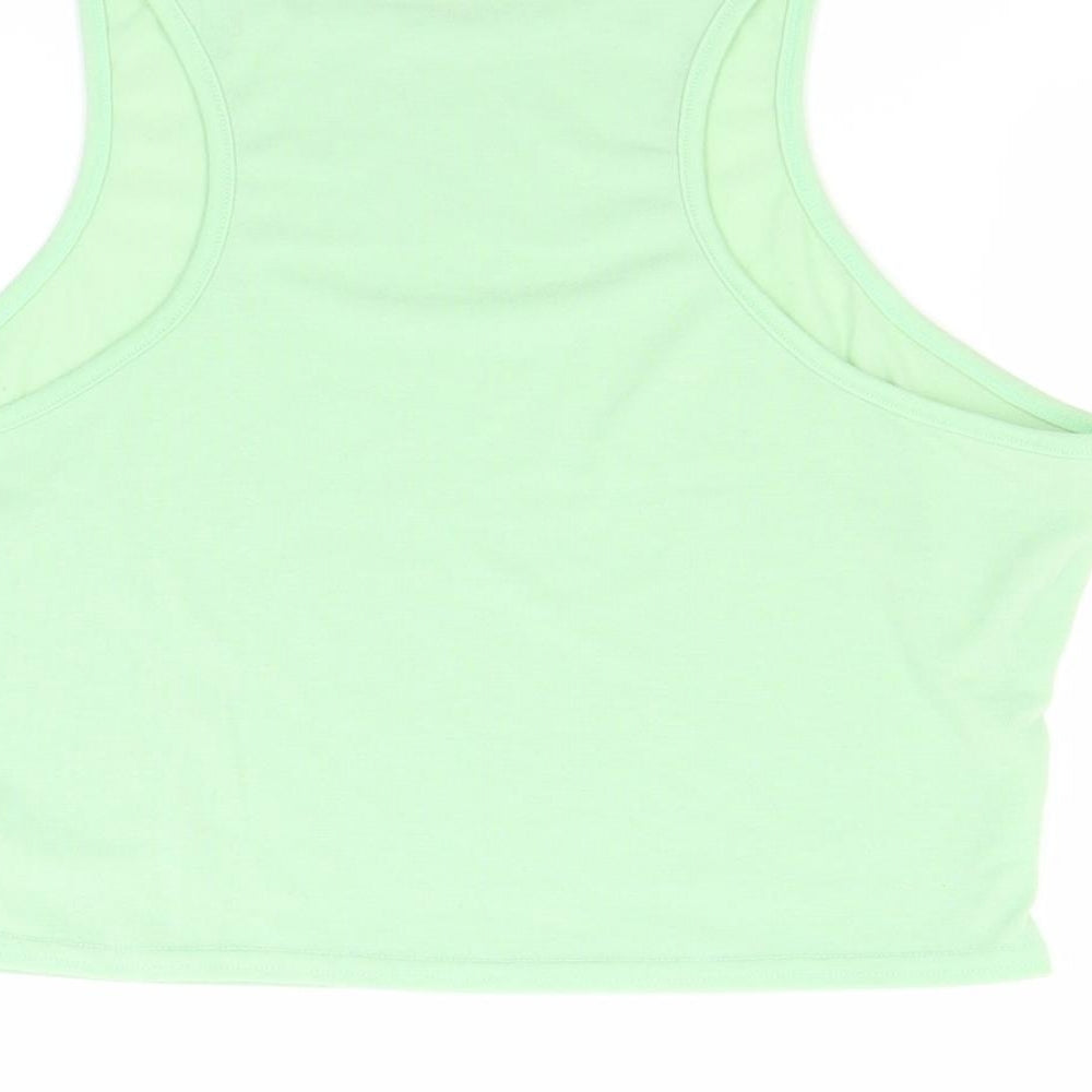 Boohoo Womens Green   Basic Tank Size 14