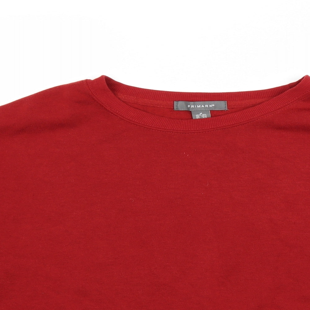 Primark Womens Red   Pullover Sweatshirt Size M