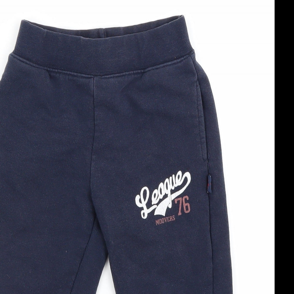 Moovers Boys Blue   Jogger Trousers Size 2 Years