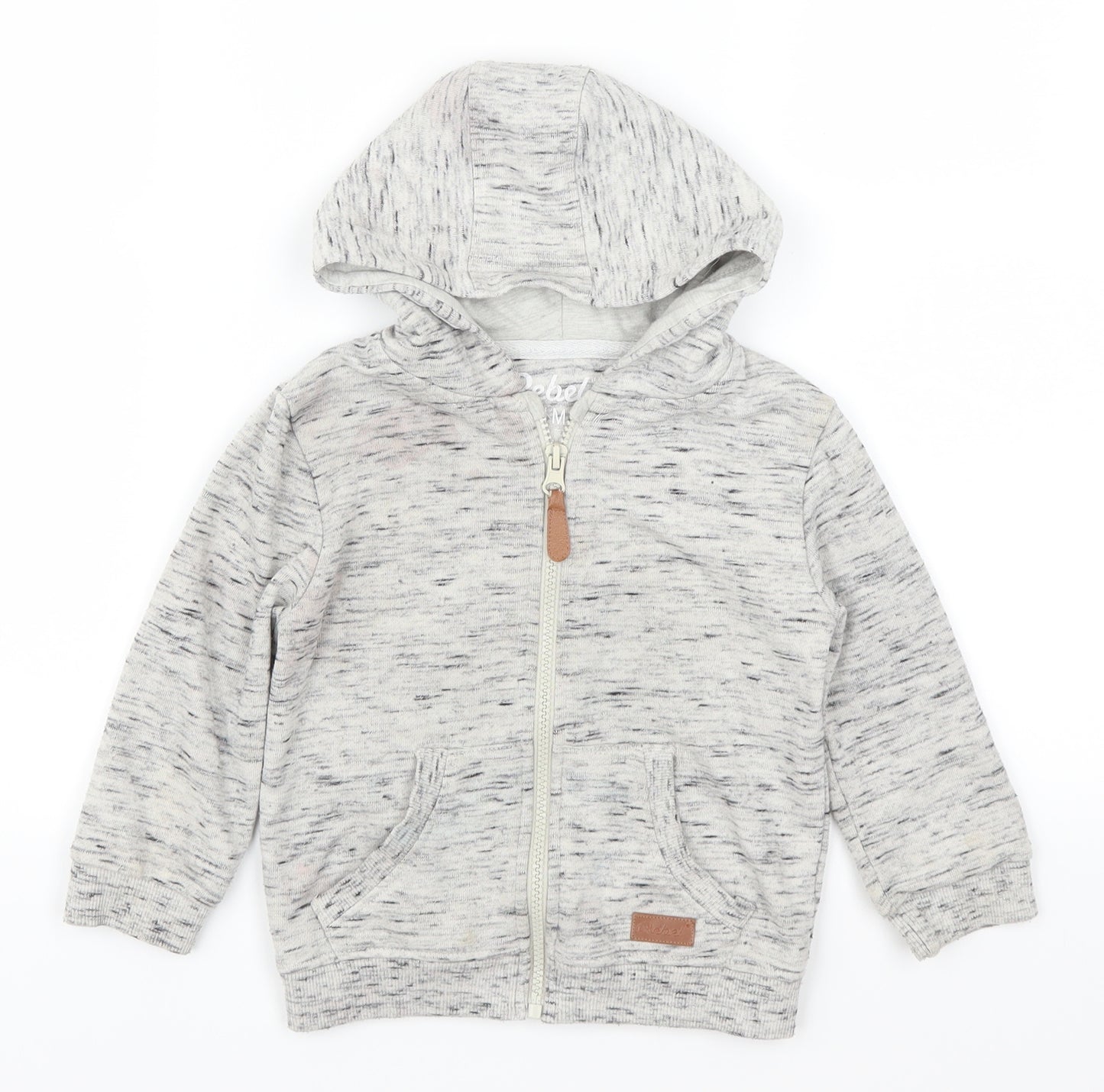 Primark Boys Grey   Full Zip Hoodie Size 2-3 Years