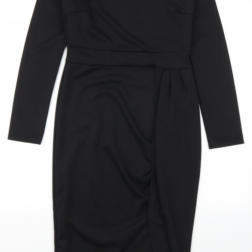 Pretty Little Thing Womens Black   Bodycon  Size 10