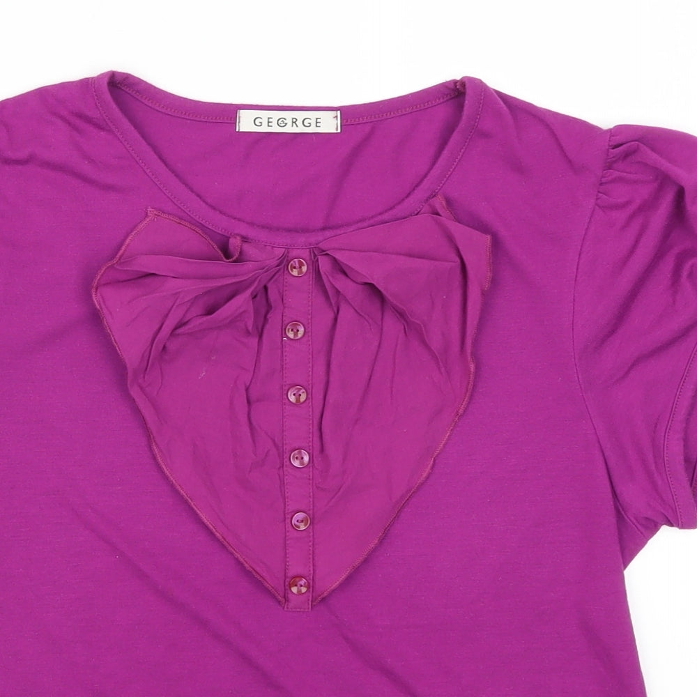 George Womens Pink   Basic T-Shirt Size 12